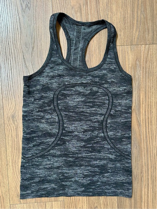 lululemon athletica Tops - Lululemon Heathered Black Gray Racerback Tank